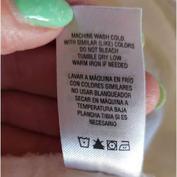 Jaclyn Smith Straight Leg Jeans White 10 Short - Picture 5 of 5